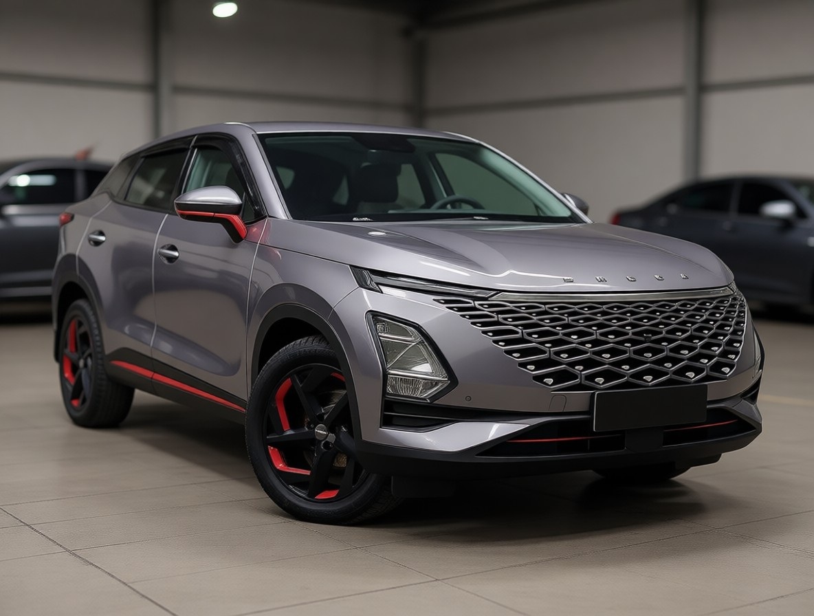 Omoda C5 после замены бампера в автотехцентре