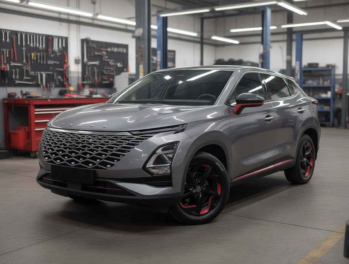 Omoda C5 после замены лобового стекла в автотехцентре