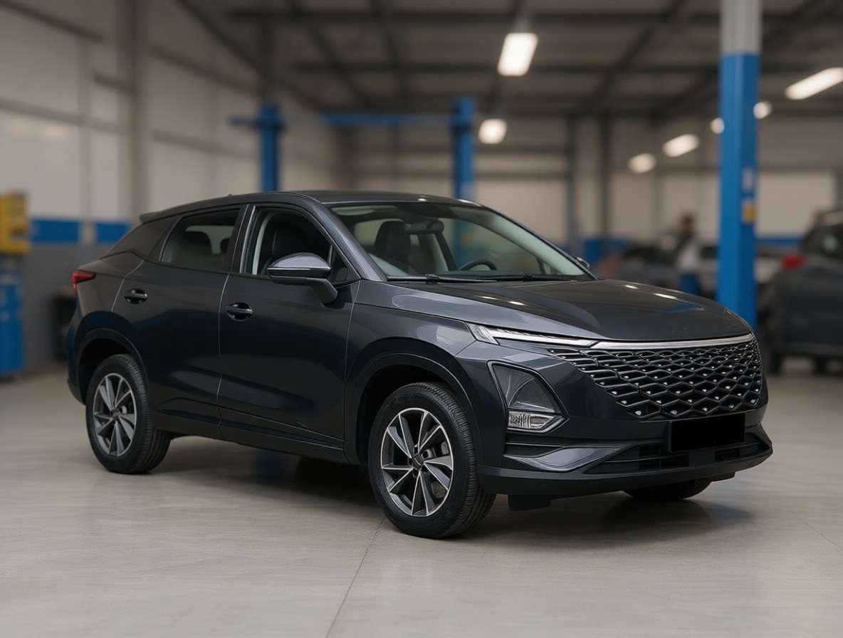 Omoda после диагностики в автотехцентре