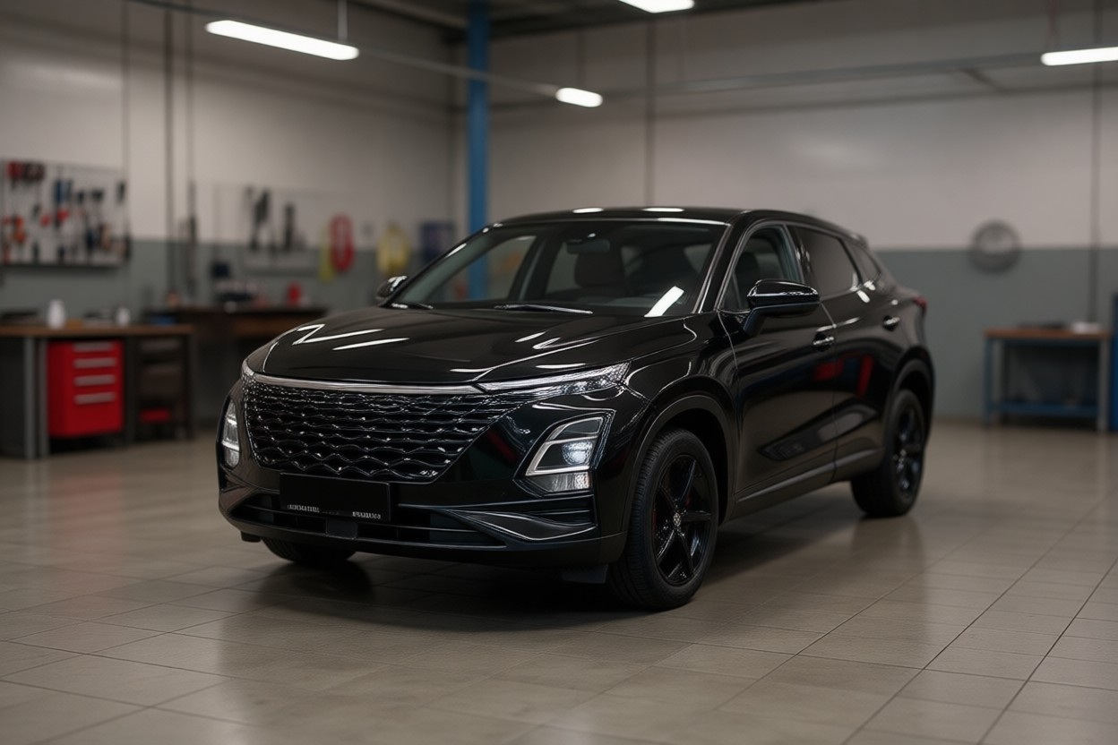 Omoda после ремонта кондиционера в автотехцентре
