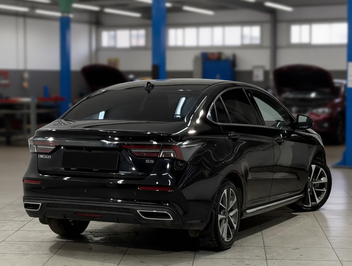 Omoda после ремонта подвески в автотехцентре