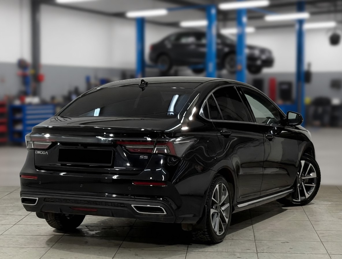 Omoda после замены амортизаторов в автотехцентре