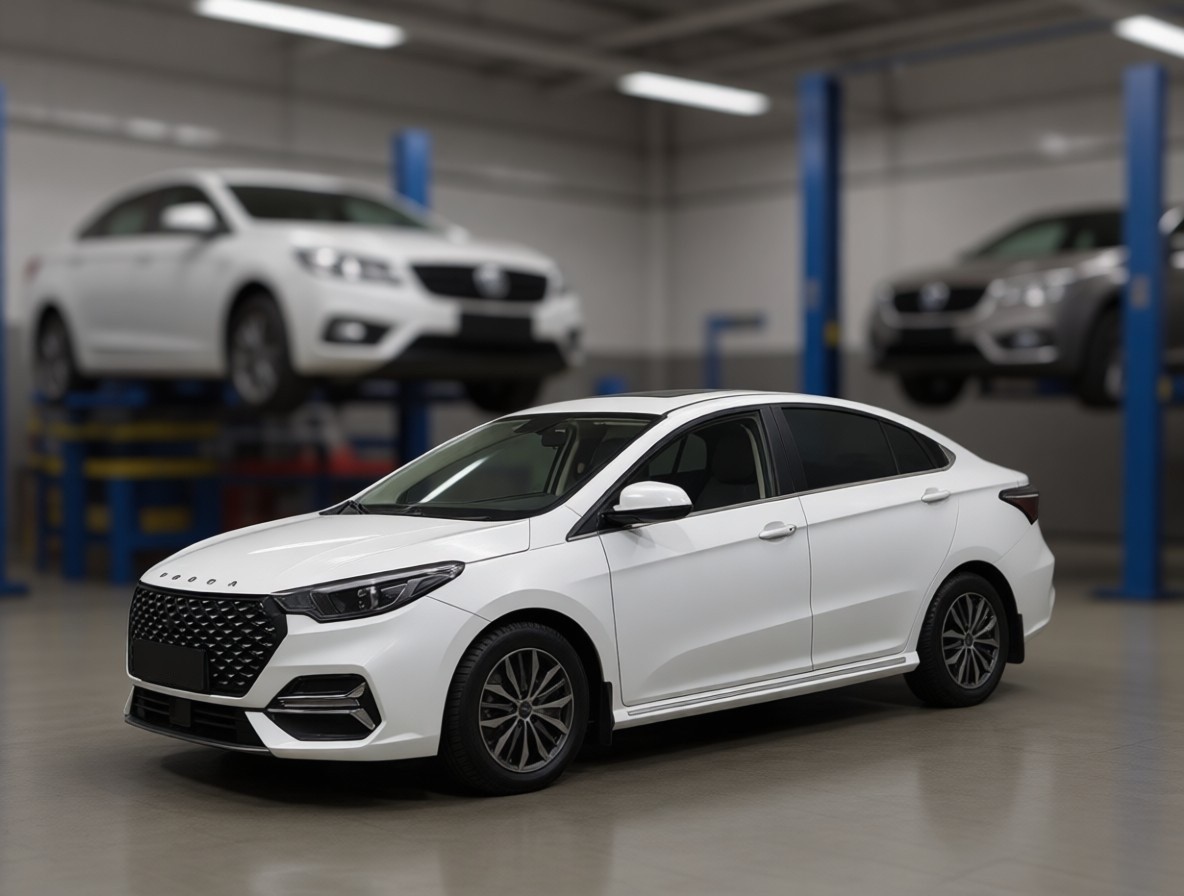 Omoda после замены сайлентблоков рычага в автотехцентре